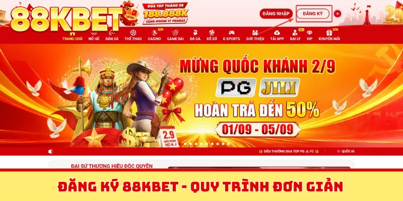 Đăng ký 88KBET