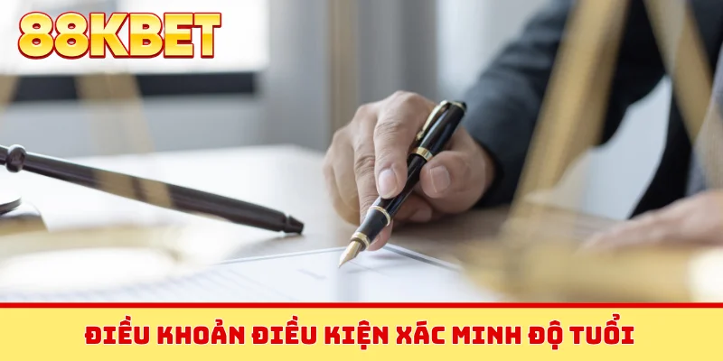 Điều khoản điều kiện xác minh độ tuổi