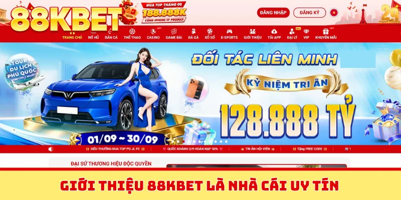 Giới thiệu 88KBET là nhà cái uy tín