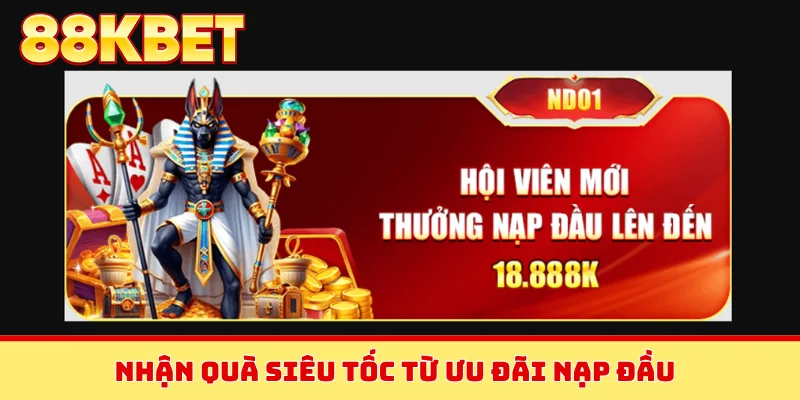 Nhận quà siêu tốc từ ưu đãi nạp đầu