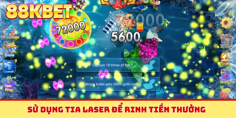 Sử dụng tia laser để rinh tiền thưởng