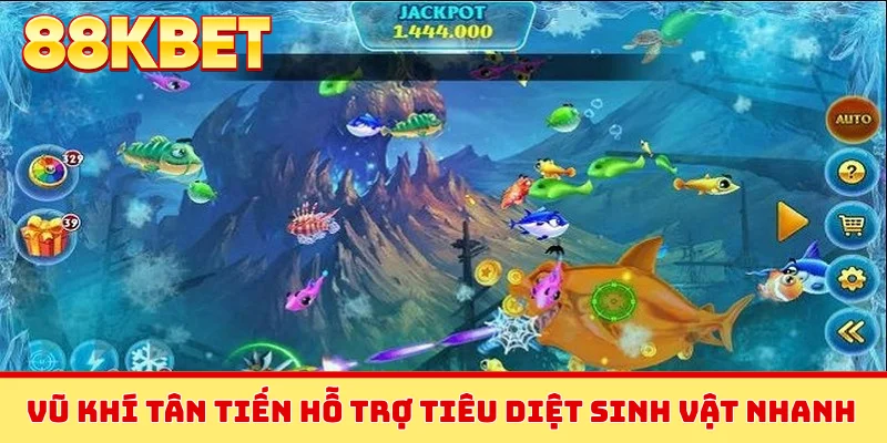 Vũ khí tân tiến hỗ trợ tiêu diệt sinh vật nhanh
